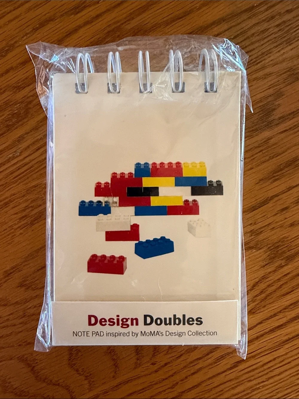 Design Doubles Note Pad inspired by MoMa’s Design Collection Rubik’s Cube Lego
